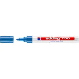 Verfmarker EDDING 750 medium punt - Blauw 