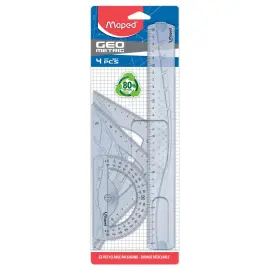 Grafische traceerkit GEOMETRIC 4 stuks 