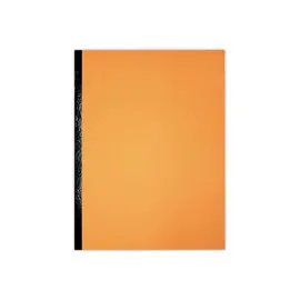 10  Brede versterkte rugmappen - Zijvouw 3 cm - Karton 300g - Oranje - ACCESS 