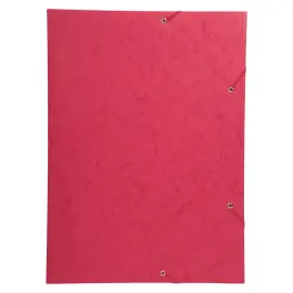 Map 3 kleppen met elastiek A3 - Rood - EXACOMPTA 