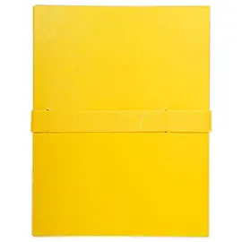 Map met klittenband en Balacron flap - geel - EXACOMPTA 