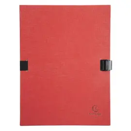 Uitbreidbare map met band N'Clip - Rood - EXACOMPTA 