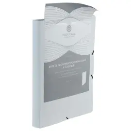 Klasseerdoos FIDUCIAL personaliseerbaar - Rug 3 cm - wit 