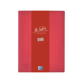 Presenteermap Le Lutin Classique A4 - 30 hoezen - Rood - Oxford 