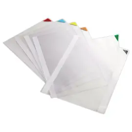 5  Verplaatsbare displayhoezen A4  - Assorti - TARIFOLD 