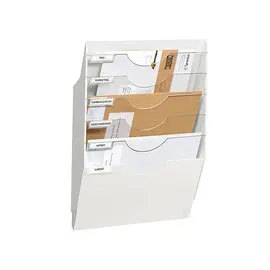 Wanddisplay met 6 vakken - Wit - CEP 
