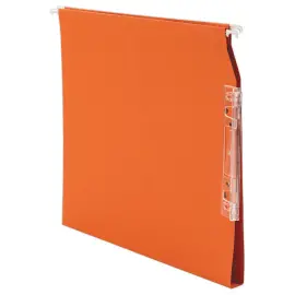 25  Hangmappen voor kasten in gerecycleerd kraftkarton - Oranje - 15 mm 