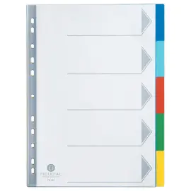 Personaliseerbare verdelers - A4 - 5 tabbladen 