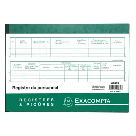 Personeelsregister - Belgi&euml; 