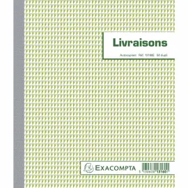 Doorschrijfboek - voorbedrukt "Leveringen" - EXACOMPTA 