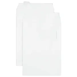 200  Akte-enveloppen kraft wit 229x324mm,venster 50x100 mm, zijvouw 30mm 