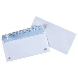 500  Witte enveloppen - stripseal 110 x 220mm 90g 