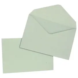 1000  Verkiezingsenveloppen, flap niet gegomd 90x140mm - Groen 