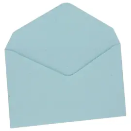 1000  Verkiezingsenveloppen ongegomde klep 90x140mm - Blauw 