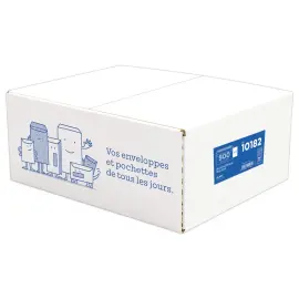500 Witte commerci&euml;le enveloppen DL 11x22cm 