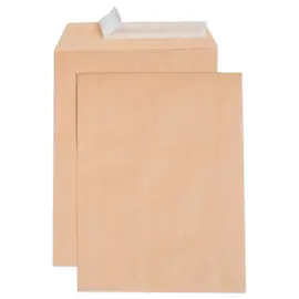 250  Hoogwaardige enveloppen van kraft - 260 x 330 mm - 120 g - GPV EVERYDAY 