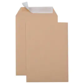 500 Kraftzakjes met siliconenstrip - 162 x 229 mm - 90g - GPV 