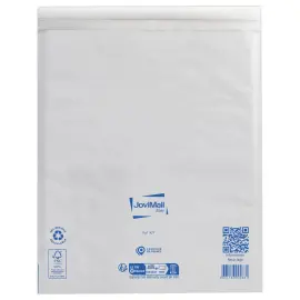 10  Luchtkussenenveloppen in wit kraftpapier 350 x 470 mm 