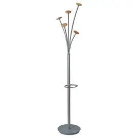 Festy kapstok - 5 hangers - Zilver - ALBA 