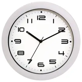 Wandklok - Metaalgrijs 
