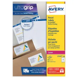 100  Vellen laseretiketten AVERY B99,1 x H67,7mm - wit - 800 etik/doos 