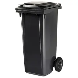 Afvalcontainer met 2 wielen en deksel - 120 liter - CITEC ENVIRONNEMENT 