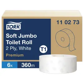 6  Maxi TORK Premium jumbo toiletrol 360 meter 