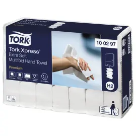 21  Pakken TORK Xpress&reg; extra zachte handdoekjes H2 