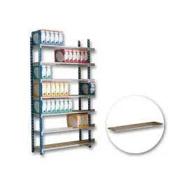 7  Hardboard legborden Isorel voor RANGECO Rek- B 100 x D 35 cm 