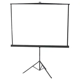 Wandprojectie scherm op voet 180x180 cm 