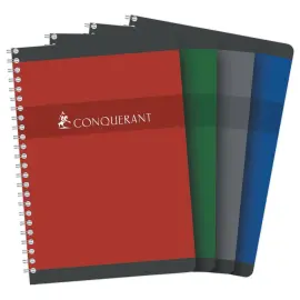 Spiraalschrift - 14,8x21 cm -5x5 - 70g - 180 pagina's - CONQUERANT 