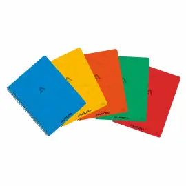 Spiraalnotitieboek Buroclass 16,5x21 cm, 5x5, 80g, 120 pagina's 
