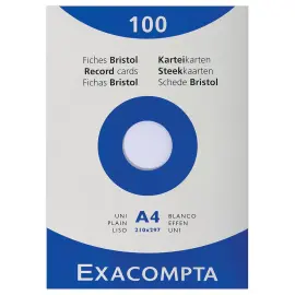 100  Doos van 75 matte laser correspondentiekaarten - 210x 99 mm - AVERY 