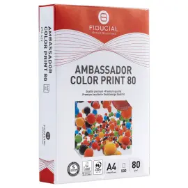 Pak wit papier 80g Ambassador Color Print - A4 - FIDUCIAL OFFICE SOLUTIONS 