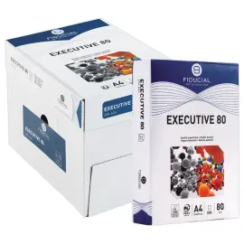 240  Ramettes van 500 vellen wit A4 papier 80g EXECUTIVE 80 FIDUCIAL 