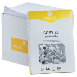 Doos 2500 vellen wit papier COPY 80 FIDUCIAL - A4 - 80g 