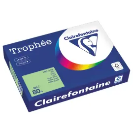 Pak A4 papier 80g Troph&eacute;e CLAIREFONTAINE - lichtgroen 