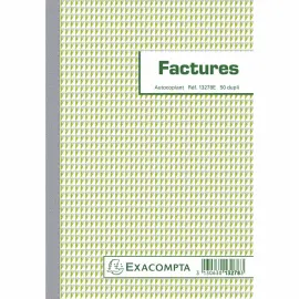 Zelfkopi&euml;rende bedrukte manifold "Facturen" - EXACOMPTA 