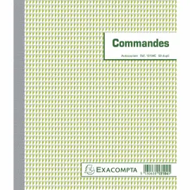 Doorschrijfboek Commandes/Bestellingen - 50 vellen - EXACOMPTA 