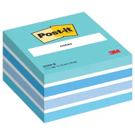POST-IT&reg; Kubusblok herpositioneerbare memoblaadjes - Relax Light 