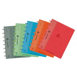 Notitieboek met kartonnen omslag ADOC A5, 4x8, 144 pagina's 