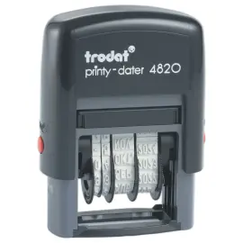 Datumstempel TRODAT 4820 auto-bander - datum in het Nederlands 