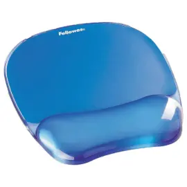 Gel muismat  FELLOWES Crystal - blauw 