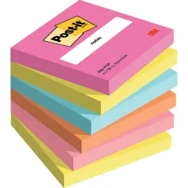 006 Blokken herpositioneerbare memoblaadjes Collectie Poptimistic - 76 x 76 mm - 3M POST-IT 