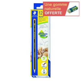 12 Potloden - gerecycleerd hout - 2B - Staedtler 