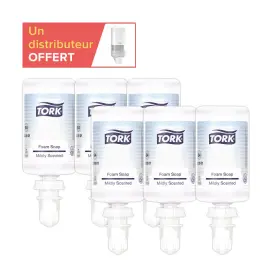 6  TORK S4 1L schuimzeep navullingen +1 gratis S4 dispenser 