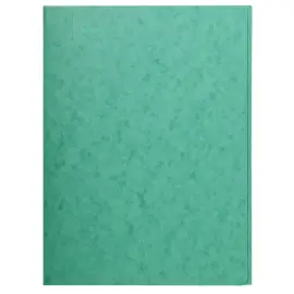 Map Glanskarton 390g/m2 3 klep groen 