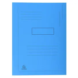Mappen bedrukt 2 klep FOREVER blauw 