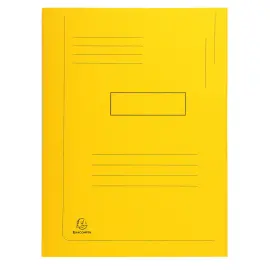 Mappen bedrukt 2 klep FOREVER geel 
