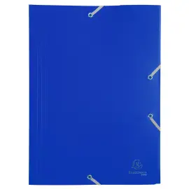 Elastomap PP opaak 3 klep blauw 